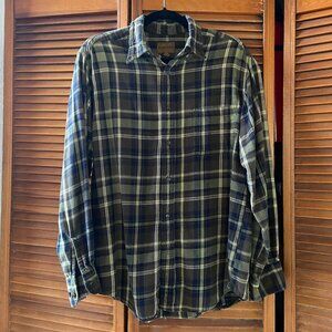 St. John's Bay Long Sleeve Plaid Flannel Shirt